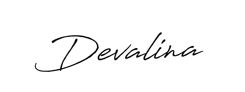 How to make Devalina signature? Antro_Vectra_Bolder is a professional autograph style. Create handwritten signature for Devalina name. Devalina signature style 7 images and pictures png