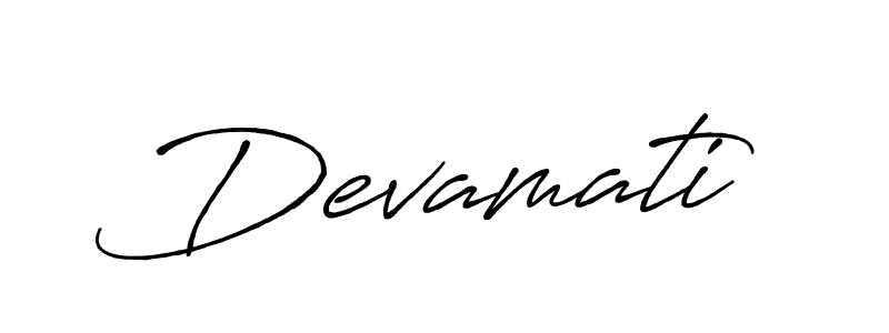 Also we have Devamati name is the best signature style. Create professional handwritten signature collection using Antro_Vectra_Bolder autograph style. Devamati signature style 7 images and pictures png