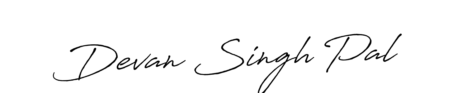 Use a signature maker to create a handwritten signature online. With this signature software, you can design (Antro_Vectra_Bolder) your own signature for name Devan Singh Pal. Devan Singh Pal signature style 7 images and pictures png