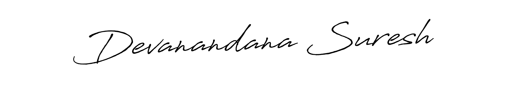 Devanandana Suresh stylish signature style. Best Handwritten Sign (Antro_Vectra_Bolder) for my name. Handwritten Signature Collection Ideas for my name Devanandana Suresh. Devanandana Suresh signature style 7 images and pictures png