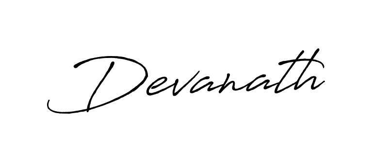 Make a beautiful signature design for name Devanath. With this signature (Antro_Vectra_Bolder) style, you can create a handwritten signature for free. Devanath signature style 7 images and pictures png