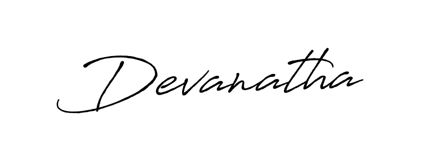 Create a beautiful signature design for name Devanatha. With this signature (Antro_Vectra_Bolder) fonts, you can make a handwritten signature for free. Devanatha signature style 7 images and pictures png