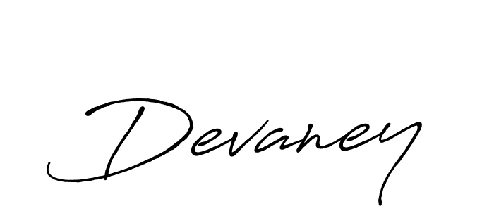 Create a beautiful signature design for name Devaney. With this signature (Antro_Vectra_Bolder) fonts, you can make a handwritten signature for free. Devaney signature style 7 images and pictures png