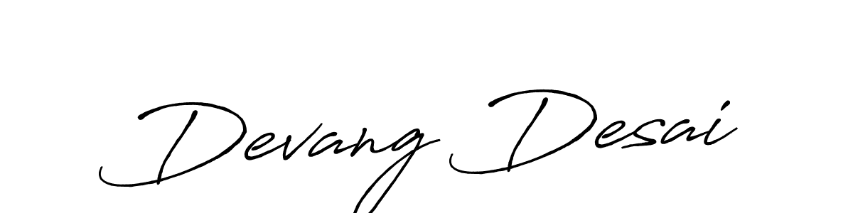 Once you've used our free online signature maker to create your best signature Antro_Vectra_Bolder style, it's time to enjoy all of the benefits that Devang Desai name signing documents. Devang Desai signature style 7 images and pictures png