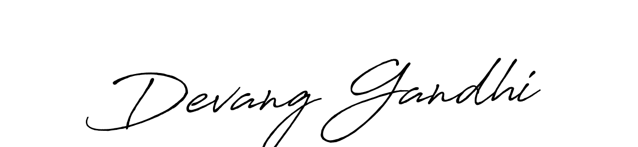 The best way (Antro_Vectra_Bolder) to make a short signature is to pick only two or three words in your name. The name Devang Gandhi include a total of six letters. For converting this name. Devang Gandhi signature style 7 images and pictures png