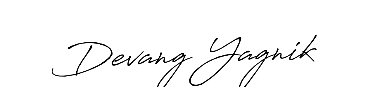 Once you've used our free online signature maker to create your best signature Antro_Vectra_Bolder style, it's time to enjoy all of the benefits that Devang Yagnik name signing documents. Devang Yagnik signature style 7 images and pictures png