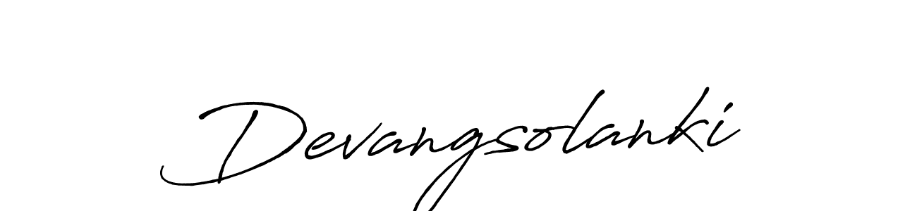 Similarly Antro_Vectra_Bolder is the best handwritten signature design. Signature creator online .You can use it as an online autograph creator for name Devangsolanki. Devangsolanki signature style 7 images and pictures png