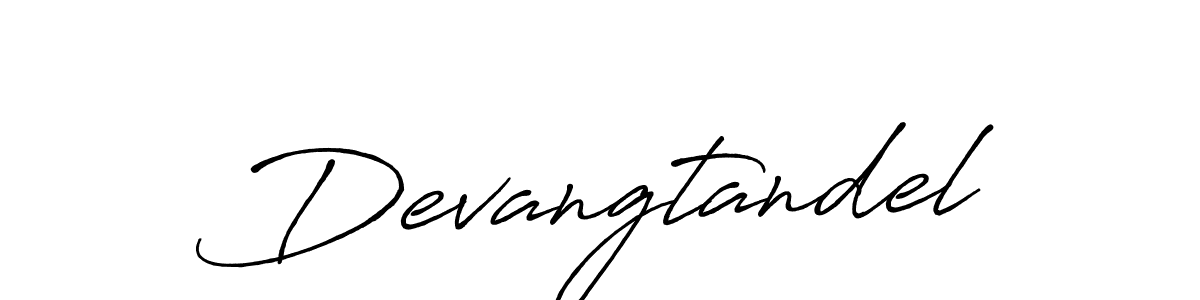 Once you've used our free online signature maker to create your best signature Antro_Vectra_Bolder style, it's time to enjoy all of the benefits that Devangtandel name signing documents. Devangtandel signature style 7 images and pictures png