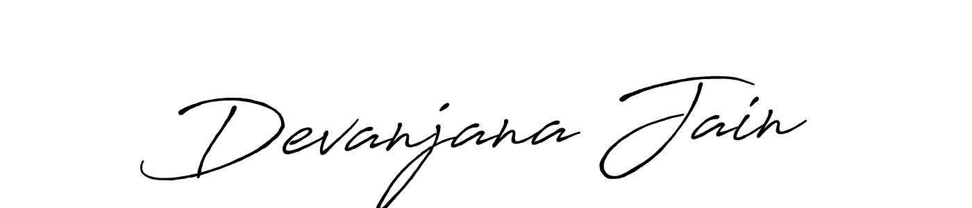 Use a signature maker to create a handwritten signature online. With this signature software, you can design (Antro_Vectra_Bolder) your own signature for name Devanjana Jain. Devanjana Jain signature style 7 images and pictures png