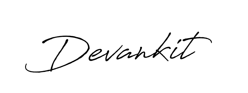 Similarly Antro_Vectra_Bolder is the best handwritten signature design. Signature creator online .You can use it as an online autograph creator for name Devankit. Devankit signature style 7 images and pictures png
