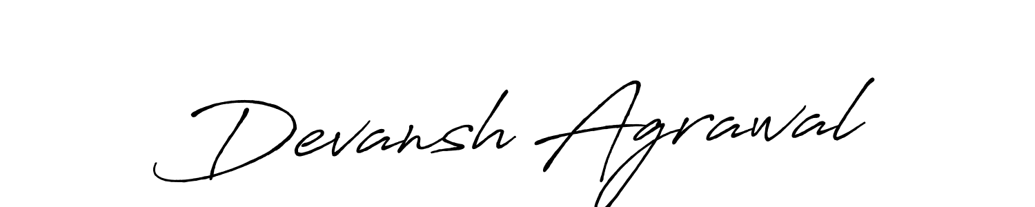 Here are the top 10 professional signature styles for the name Devansh Agrawal. These are the best autograph styles you can use for your name. Devansh Agrawal signature style 7 images and pictures png