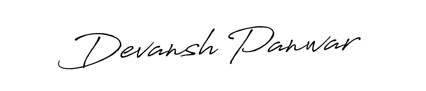 Make a short Devansh Panwar signature style. Manage your documents anywhere anytime using Antro_Vectra_Bolder. Create and add eSignatures, submit forms, share and send files easily. Devansh Panwar signature style 7 images and pictures png