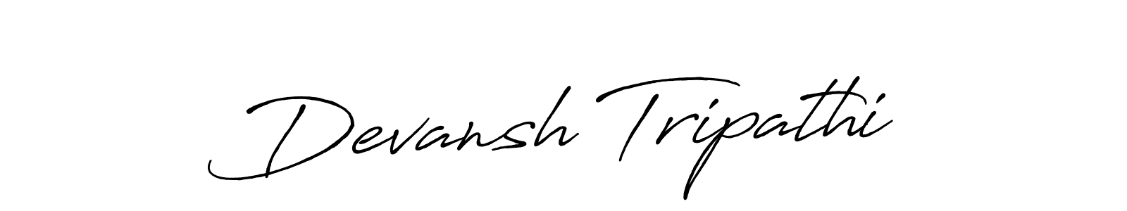 Similarly Antro_Vectra_Bolder is the best handwritten signature design. Signature creator online .You can use it as an online autograph creator for name Devansh Tripathi. Devansh Tripathi signature style 7 images and pictures png