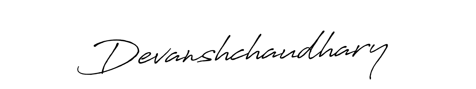 It looks lik you need a new signature style for name Devanshchaudhary. Design unique handwritten (Antro_Vectra_Bolder) signature with our free signature maker in just a few clicks. Devanshchaudhary signature style 7 images and pictures png