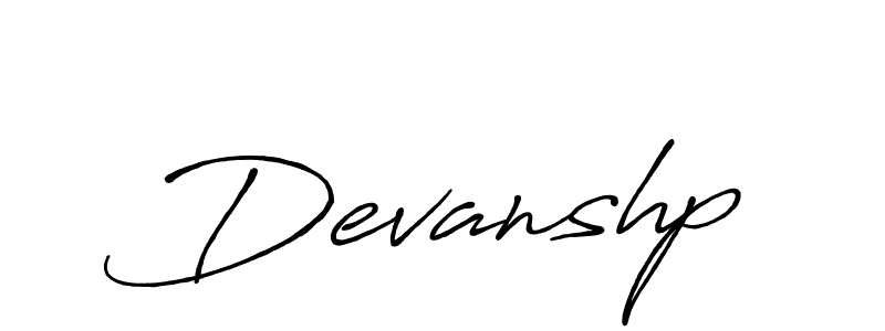 Once you've used our free online signature maker to create your best signature Antro_Vectra_Bolder style, it's time to enjoy all of the benefits that Devanshp name signing documents. Devanshp signature style 7 images and pictures png