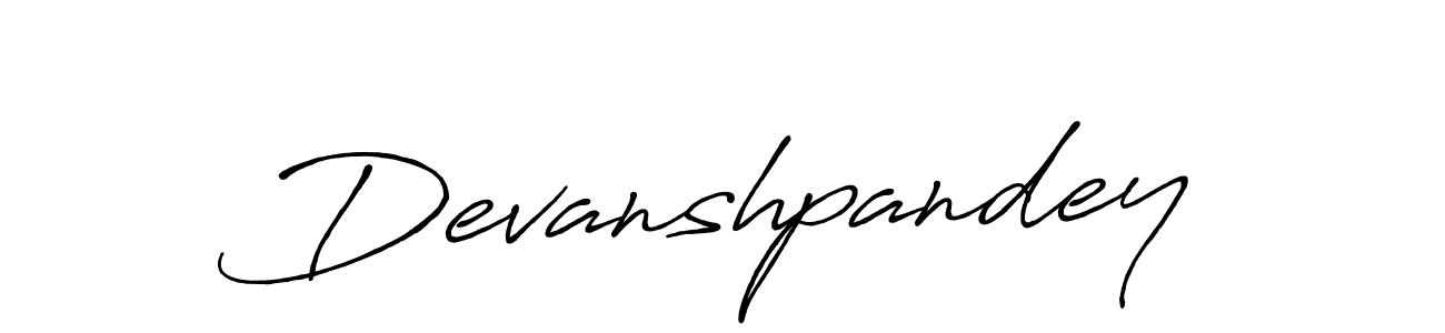 Devanshpandey stylish signature style. Best Handwritten Sign (Antro_Vectra_Bolder) for my name. Handwritten Signature Collection Ideas for my name Devanshpandey. Devanshpandey signature style 7 images and pictures png