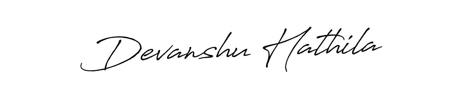 Make a short Devanshu Hathila signature style. Manage your documents anywhere anytime using Antro_Vectra_Bolder. Create and add eSignatures, submit forms, share and send files easily. Devanshu Hathila signature style 7 images and pictures png