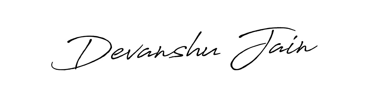 Also You can easily find your signature by using the search form. We will create Devanshu Jain name handwritten signature images for you free of cost using Antro_Vectra_Bolder sign style. Devanshu Jain signature style 7 images and pictures png