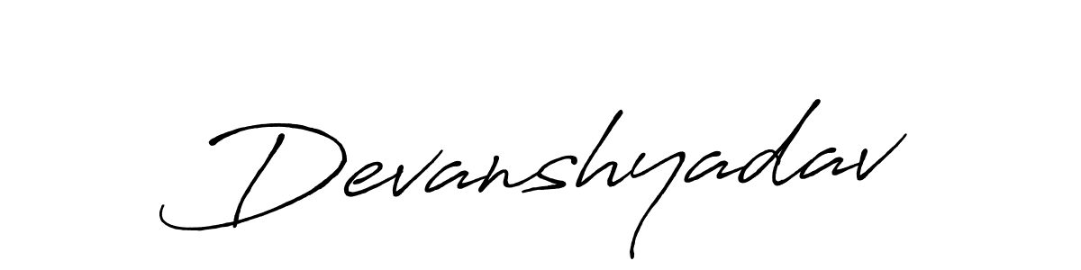 Also You can easily find your signature by using the search form. We will create Devanshyadav name handwritten signature images for you free of cost using Antro_Vectra_Bolder sign style. Devanshyadav signature style 7 images and pictures png