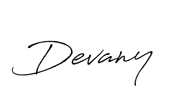 How to make Devany signature? Antro_Vectra_Bolder is a professional autograph style. Create handwritten signature for Devany name. Devany signature style 7 images and pictures png