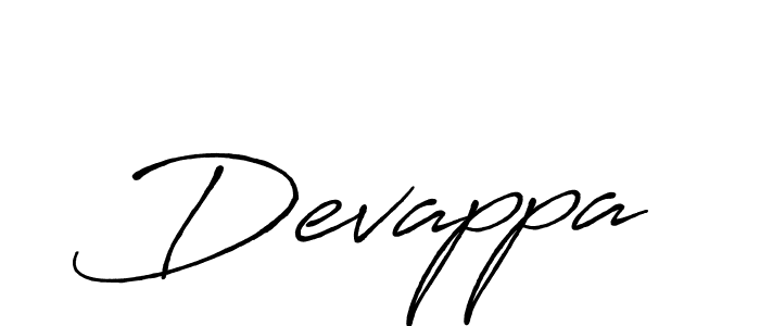 Make a beautiful signature design for name Devappa. With this signature (Antro_Vectra_Bolder) style, you can create a handwritten signature for free. Devappa signature style 7 images and pictures png