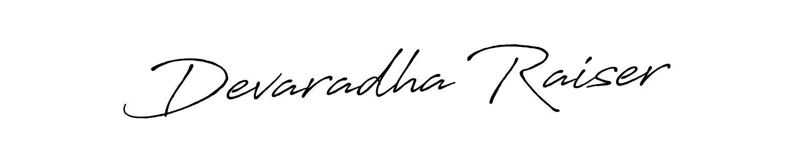 Design your own signature with our free online signature maker. With this signature software, you can create a handwritten (Antro_Vectra_Bolder) signature for name Devaradha Raiser. Devaradha Raiser signature style 7 images and pictures png