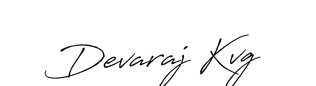 Devaraj Kvg stylish signature style. Best Handwritten Sign (Antro_Vectra_Bolder) for my name. Handwritten Signature Collection Ideas for my name Devaraj Kvg. Devaraj Kvg signature style 7 images and pictures png