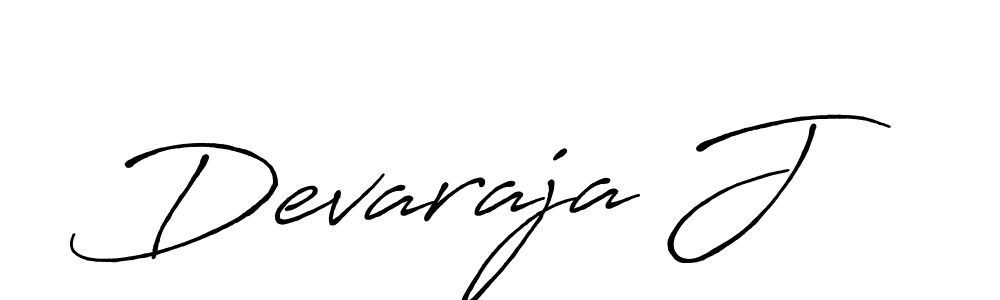 How to make Devaraja J signature? Antro_Vectra_Bolder is a professional autograph style. Create handwritten signature for Devaraja J name. Devaraja J signature style 7 images and pictures png