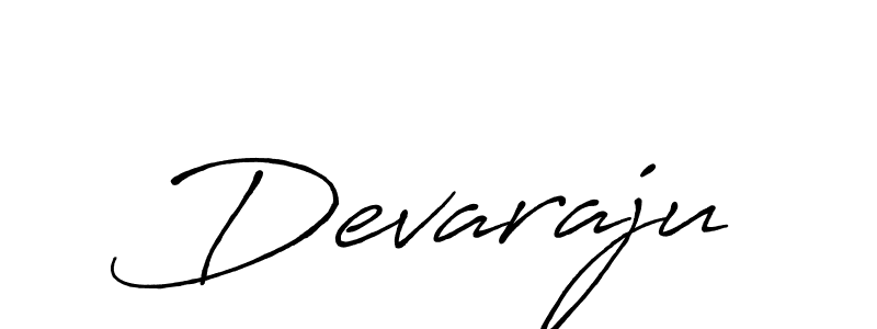Design your own signature with our free online signature maker. With this signature software, you can create a handwritten (Antro_Vectra_Bolder) signature for name Devaraju. Devaraju signature style 7 images and pictures png