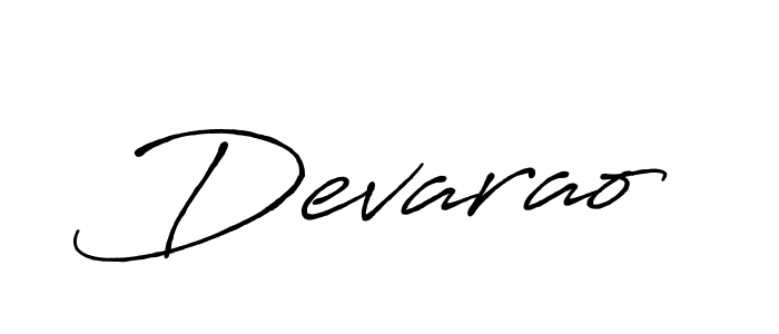 Devarao stylish signature style. Best Handwritten Sign (Antro_Vectra_Bolder) for my name. Handwritten Signature Collection Ideas for my name Devarao. Devarao signature style 7 images and pictures png