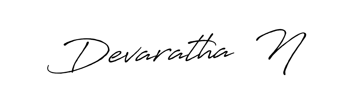 Devaratha  N stylish signature style. Best Handwritten Sign (Antro_Vectra_Bolder) for my name. Handwritten Signature Collection Ideas for my name Devaratha  N. Devaratha  N signature style 7 images and pictures png