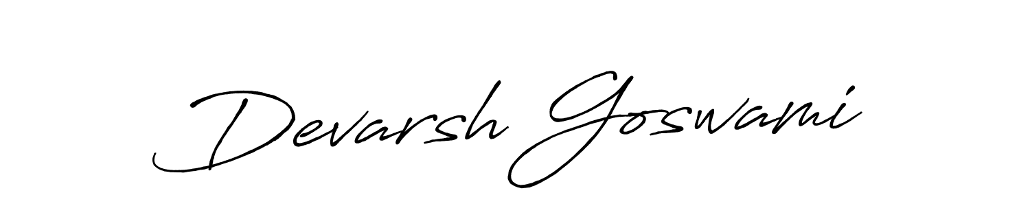 if you are searching for the best signature style for your name Devarsh Goswami. so please give up your signature search. here we have designed multiple signature styles  using Antro_Vectra_Bolder. Devarsh Goswami signature style 7 images and pictures png