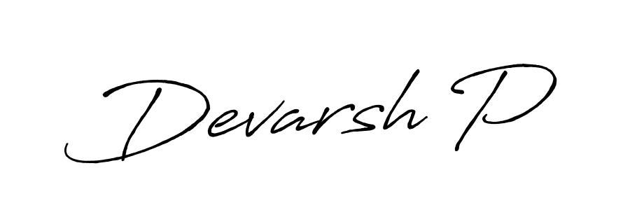 How to Draw Devarsh P signature style? Antro_Vectra_Bolder is a latest design signature styles for name Devarsh P. Devarsh P signature style 7 images and pictures png