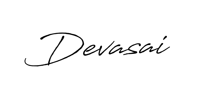 Design your own signature with our free online signature maker. With this signature software, you can create a handwritten (Antro_Vectra_Bolder) signature for name Devasai. Devasai signature style 7 images and pictures png