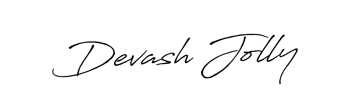 Antro_Vectra_Bolder is a professional signature style that is perfect for those who want to add a touch of class to their signature. It is also a great choice for those who want to make their signature more unique. Get Devash Jolly name to fancy signature for free. Devash Jolly signature style 7 images and pictures png