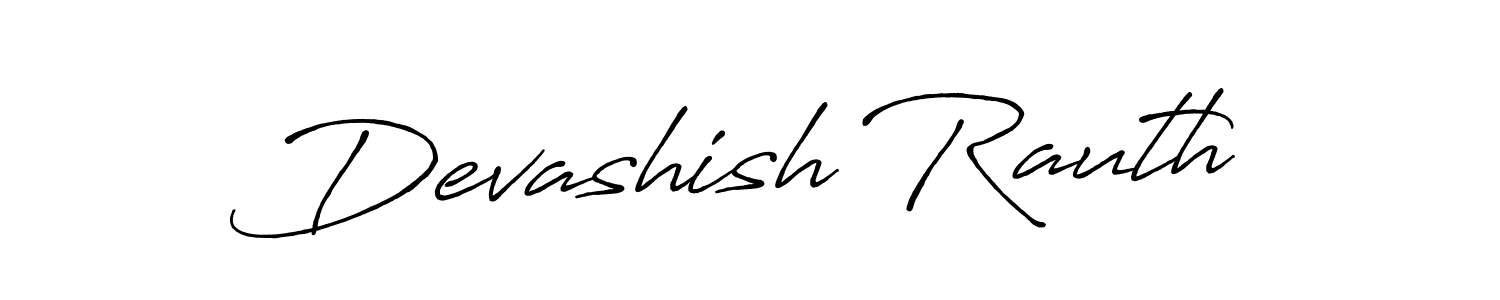 You should practise on your own different ways (Antro_Vectra_Bolder) to write your name (Devashish Rauth) in signature. don't let someone else do it for you. Devashish Rauth signature style 7 images and pictures png