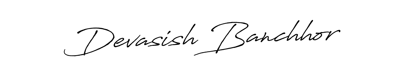 It looks lik you need a new signature style for name Devasish Banchhor. Design unique handwritten (Antro_Vectra_Bolder) signature with our free signature maker in just a few clicks. Devasish Banchhor signature style 7 images and pictures png