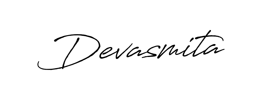 How to make Devasmita signature? Antro_Vectra_Bolder is a professional autograph style. Create handwritten signature for Devasmita name. Devasmita signature style 7 images and pictures png