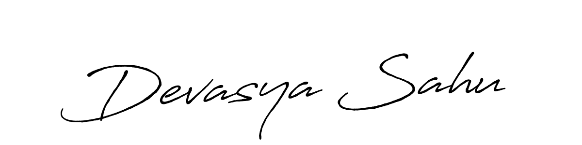Make a beautiful signature design for name Devasya Sahu. Use this online signature maker to create a handwritten signature for free. Devasya Sahu signature style 7 images and pictures png