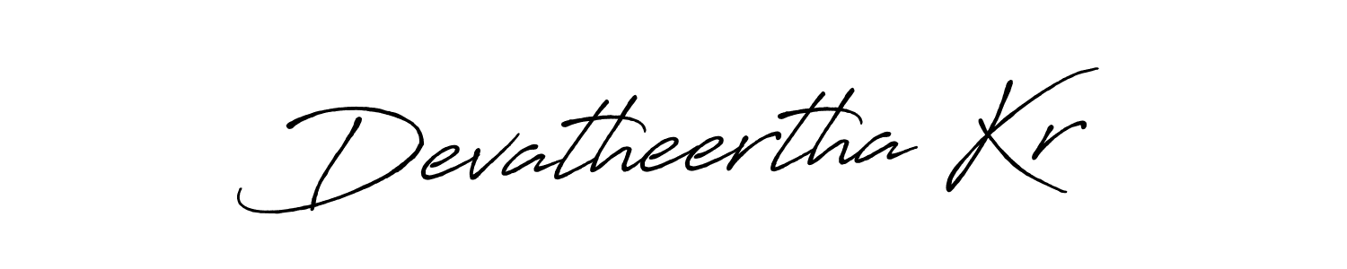 Once you've used our free online signature maker to create your best signature Antro_Vectra_Bolder style, it's time to enjoy all of the benefits that Devatheertha Kr name signing documents. Devatheertha Kr signature style 7 images and pictures png