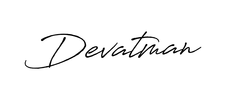 It looks lik you need a new signature style for name Devatman. Design unique handwritten (Antro_Vectra_Bolder) signature with our free signature maker in just a few clicks. Devatman signature style 7 images and pictures png