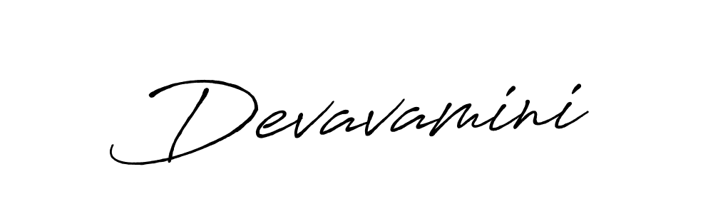 You should practise on your own different ways (Antro_Vectra_Bolder) to write your name (Devavamini) in signature. don't let someone else do it for you. Devavamini signature style 7 images and pictures png