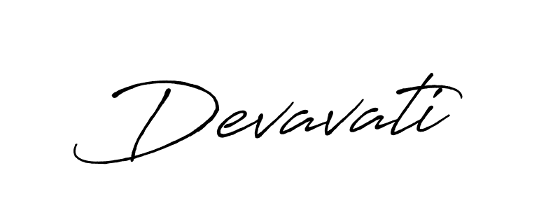 Make a beautiful signature design for name Devavati. With this signature (Antro_Vectra_Bolder) style, you can create a handwritten signature for free. Devavati signature style 7 images and pictures png