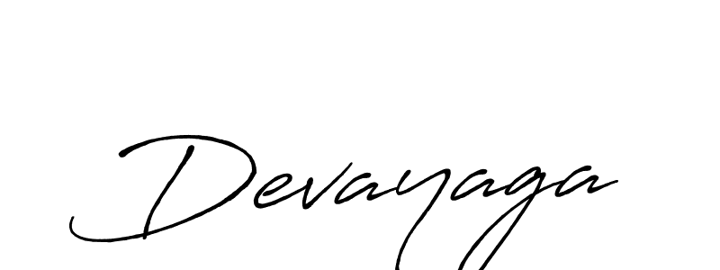 Create a beautiful signature design for name Devayaga. With this signature (Antro_Vectra_Bolder) fonts, you can make a handwritten signature for free. Devayaga signature style 7 images and pictures png