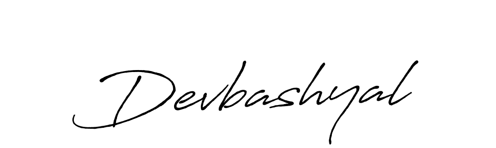 How to make Devbashyal signature? Antro_Vectra_Bolder is a professional autograph style. Create handwritten signature for Devbashyal name. Devbashyal signature style 7 images and pictures png
