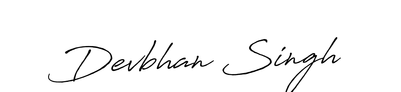 The best way (Antro_Vectra_Bolder) to make a short signature is to pick only two or three words in your name. The name Devbhan Singh include a total of six letters. For converting this name. Devbhan Singh signature style 7 images and pictures png