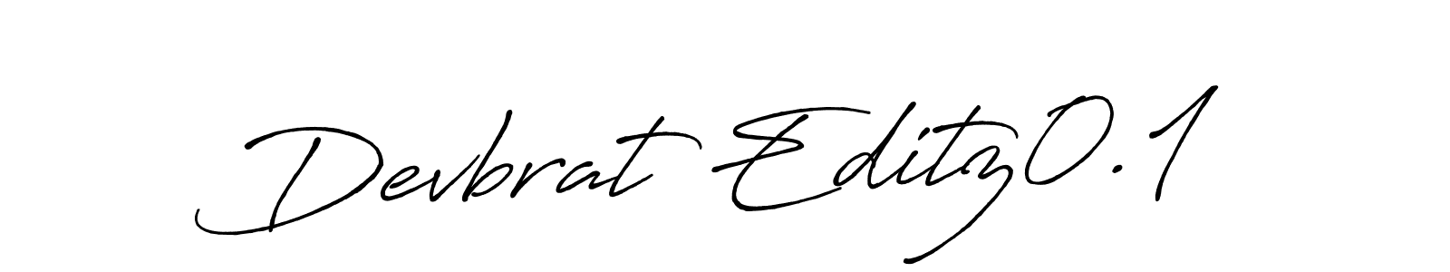 How to Draw Devbrat Editz0.1 signature style? Antro_Vectra_Bolder is a latest design signature styles for name Devbrat Editz0.1. Devbrat Editz0.1 signature style 7 images and pictures png