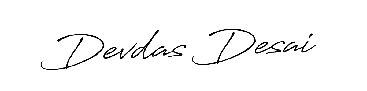 Use a signature maker to create a handwritten signature online. With this signature software, you can design (Antro_Vectra_Bolder) your own signature for name Devdas Desai. Devdas Desai signature style 7 images and pictures png