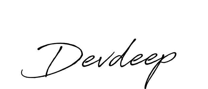 Design your own signature with our free online signature maker. With this signature software, you can create a handwritten (Antro_Vectra_Bolder) signature for name Devdeep. Devdeep signature style 7 images and pictures png