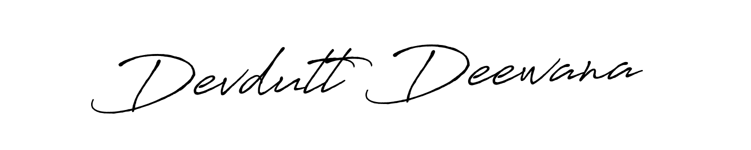 The best way (Antro_Vectra_Bolder) to make a short signature is to pick only two or three words in your name. The name Devdutt Deewana include a total of six letters. For converting this name. Devdutt Deewana signature style 7 images and pictures png